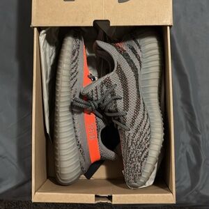 Yeezy Athletic Shoes - Gray and Orange